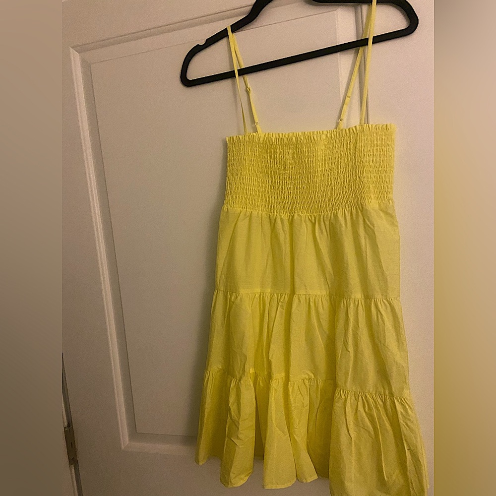 Yellow Sundress - perfect coverup or easy throw on dress for warm weather